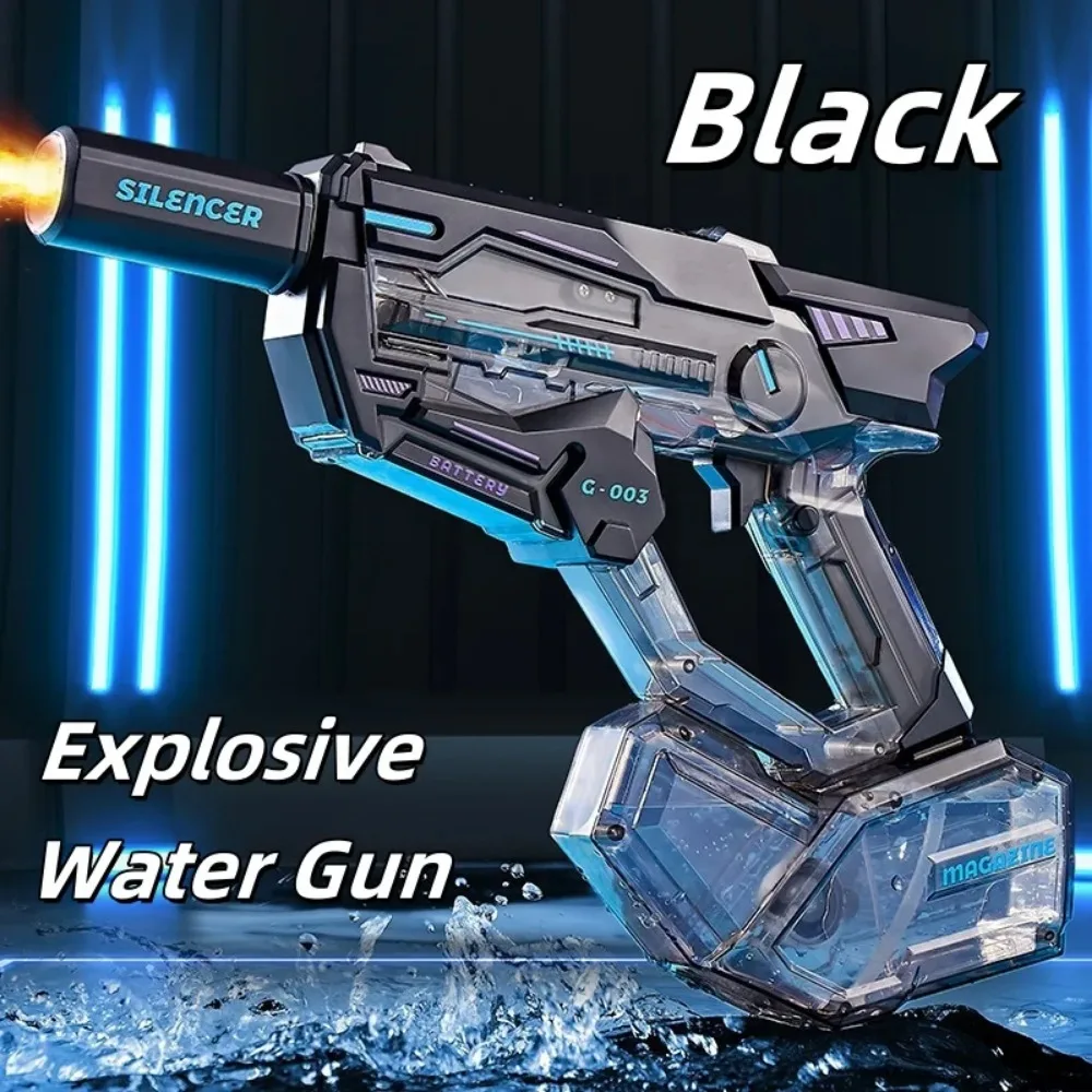 

Electric Water Gun Toys with Led Induction Light Automatic Squirt Gun Summer Outdoor Beach Pool Water Pistol Toy for Adult Gift