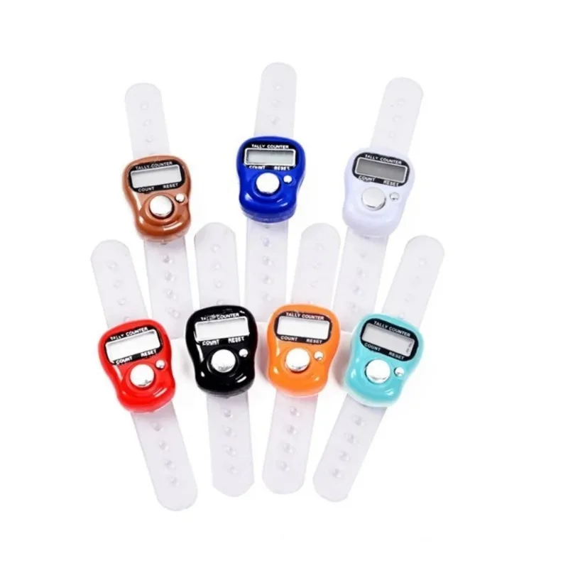 Mini Dot Marker and Row Finger Meter LCD Electronic Digital Counter for Sewing Knitting Weaving Tools