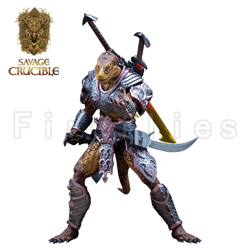 1/12 7inches Harbinger Studios Savage Crucible Action Figure Wave1 Lemurian Anime Model Gift