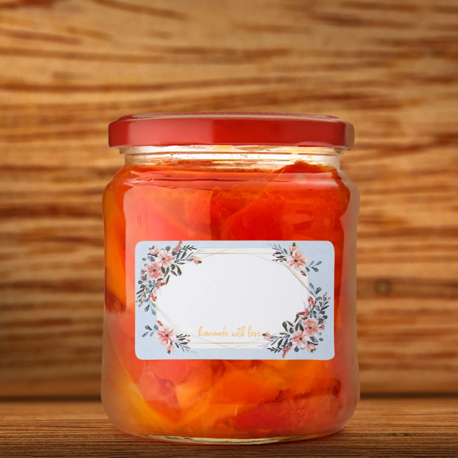 3 Rolls Blank Floral Name Stickers Labels for Bottles Jars Food Date Expiration Tracking Home Kitchen Restaurant Use
