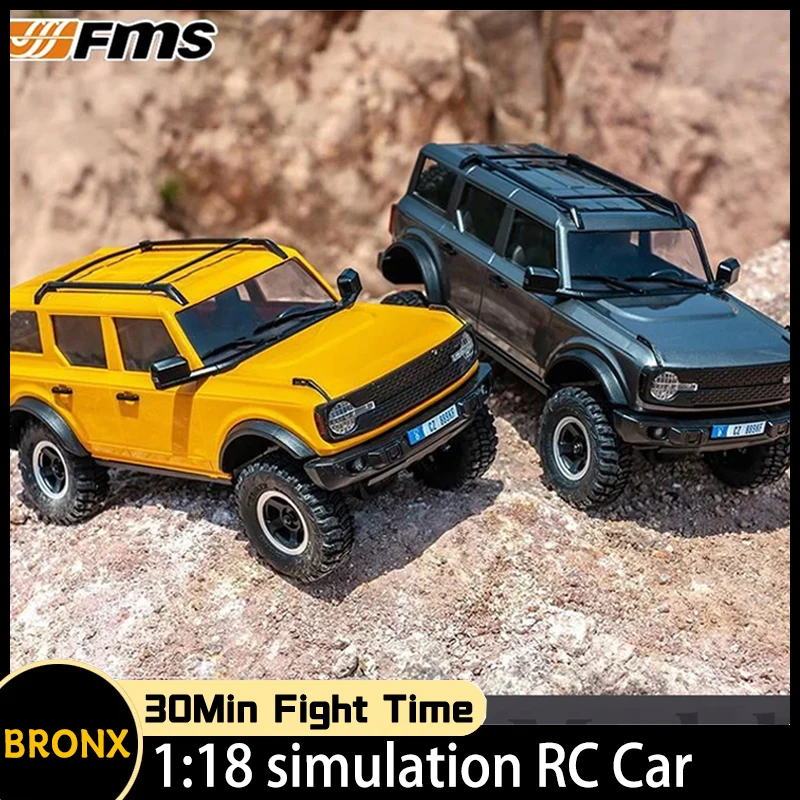 

Fms 1:18 Bronx Simulation Bronco Electric 4x4 Mini Rc Remote Control Model Car 2.4ghz Rtr Rc Car Toys For Kid's Gift