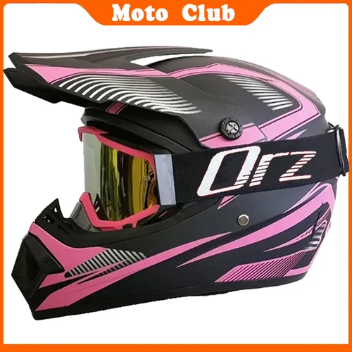 Imagen 2 del producto Regalo gafas Casco De motocicleta profesional Motocross todoterreno Helm niños todoterreno Casque Capacete De Motocicleta Motobike