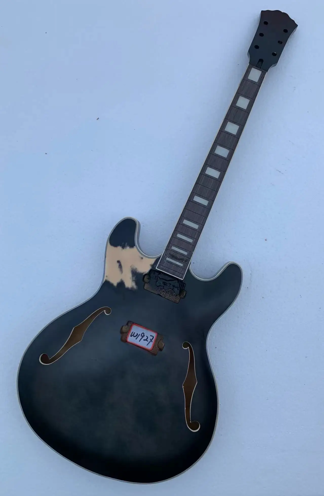 

DIY Custom 6 Strings 335 Style Electric Jazz Guitar Part Guitarra without Hardwares in Stock Discount Free Shipping W1927