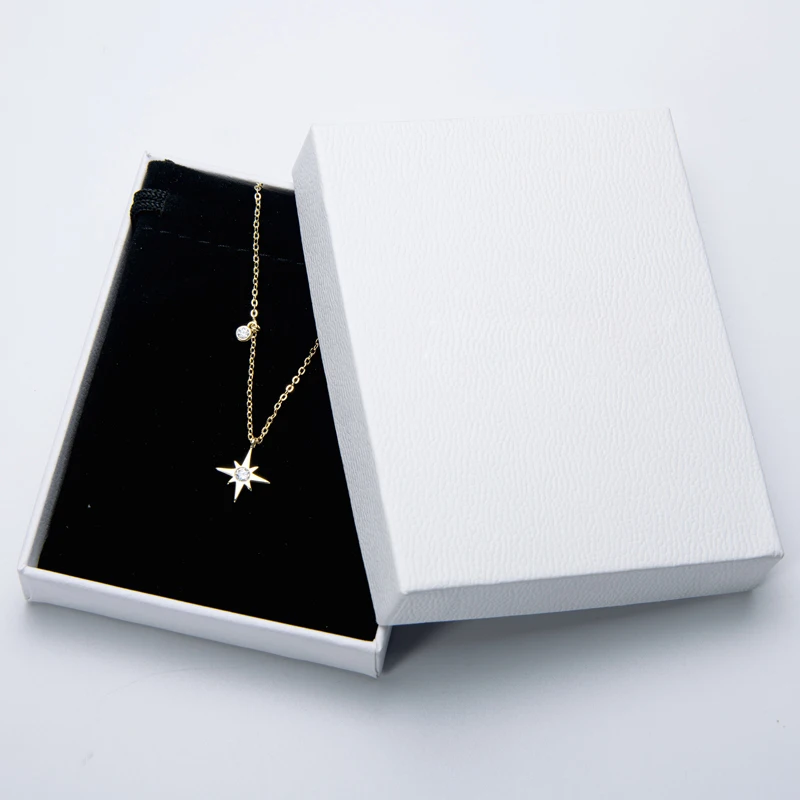 Imagem -03 - Iogou mm Real Moissanite Estrela Pingente para Mulher Qualidade Superior 925 Prata Esterlina com 14k Banhado a Ouro Colar Presente de Aniversário