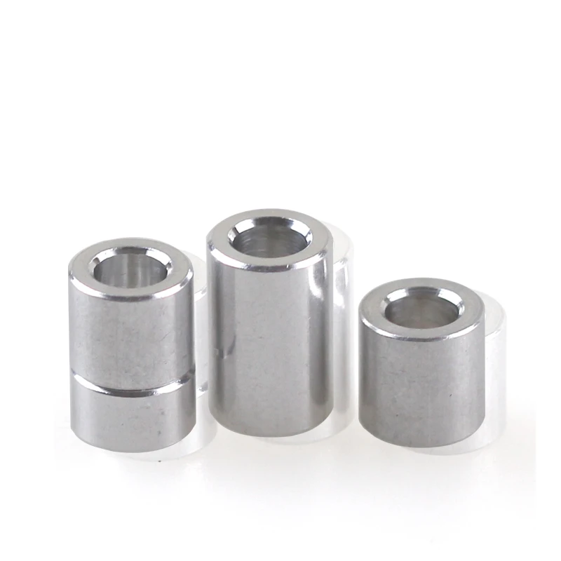 10pcs Aluminum flat washer M3 M4 M5 M6 M8 aluminum Bushing gasket Spacer Aluminum hollow tube No thread standoffs
