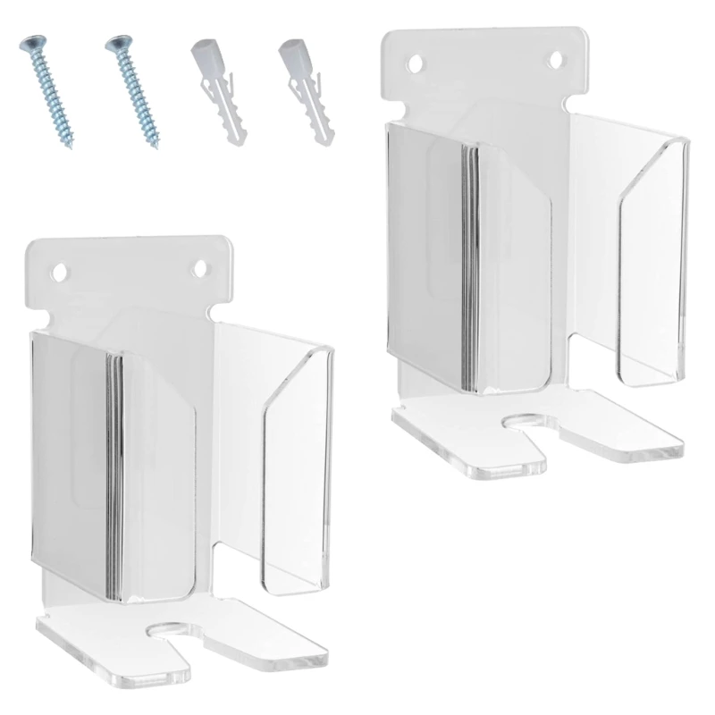 Wall Hanging Acrylic Shaver Storage Rack Acrylic Bathroom Razors Organizers Wall Mounted Space Saving Shaving Tool Shelf