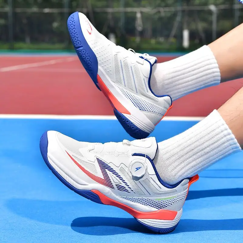 2026 New Trend Badminton Mans Shoes Non-Slip Man Indoor Court Shoes Unisex Men Tennis Shoes Quick Lacing Table Tennis Shoe Men