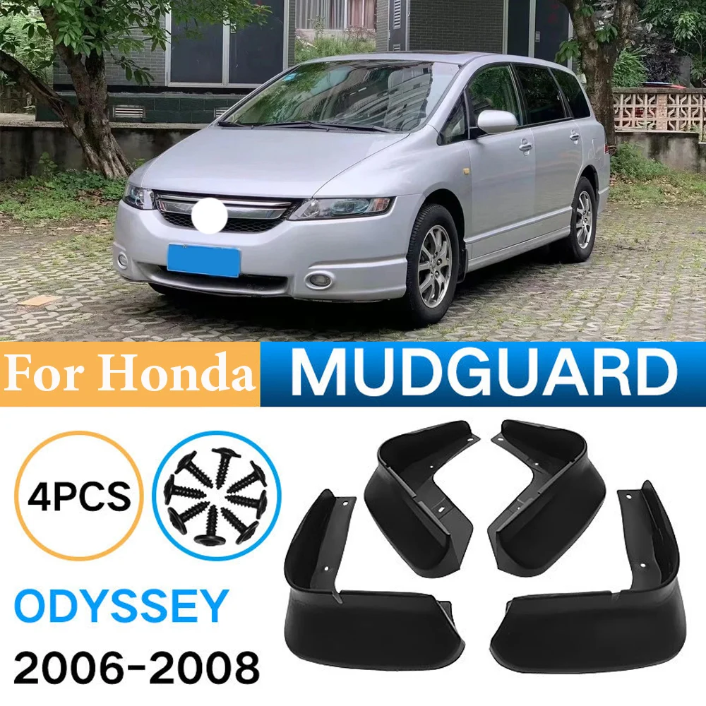 

For Honda Odyssey 2006-2008 Car Mudguard Front Rear Fender Car Accessories 2007 2006 Car-styling 4PCS