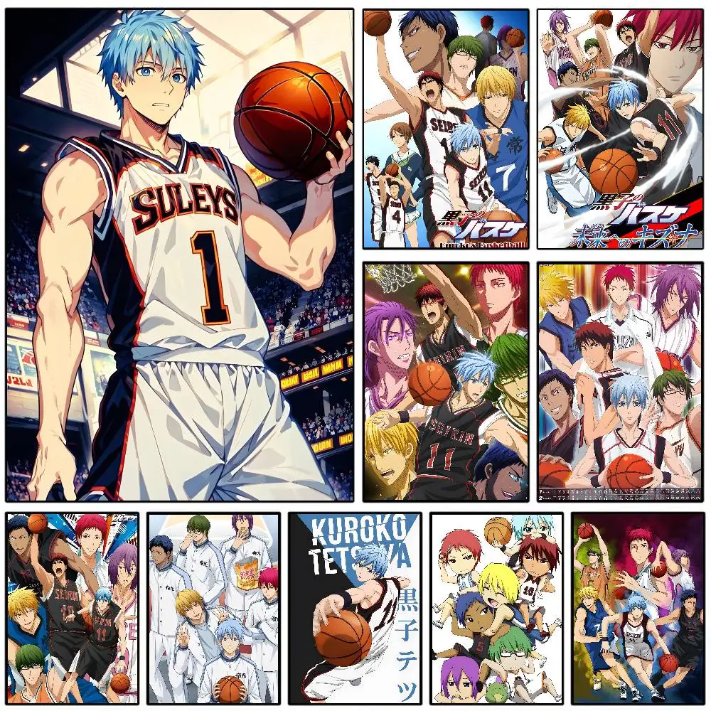 Anime K-Kuroko no Basuke Basketball Poster  HD sticky wall waterproof home living room bedroom Dorm bar aesthetic decoration