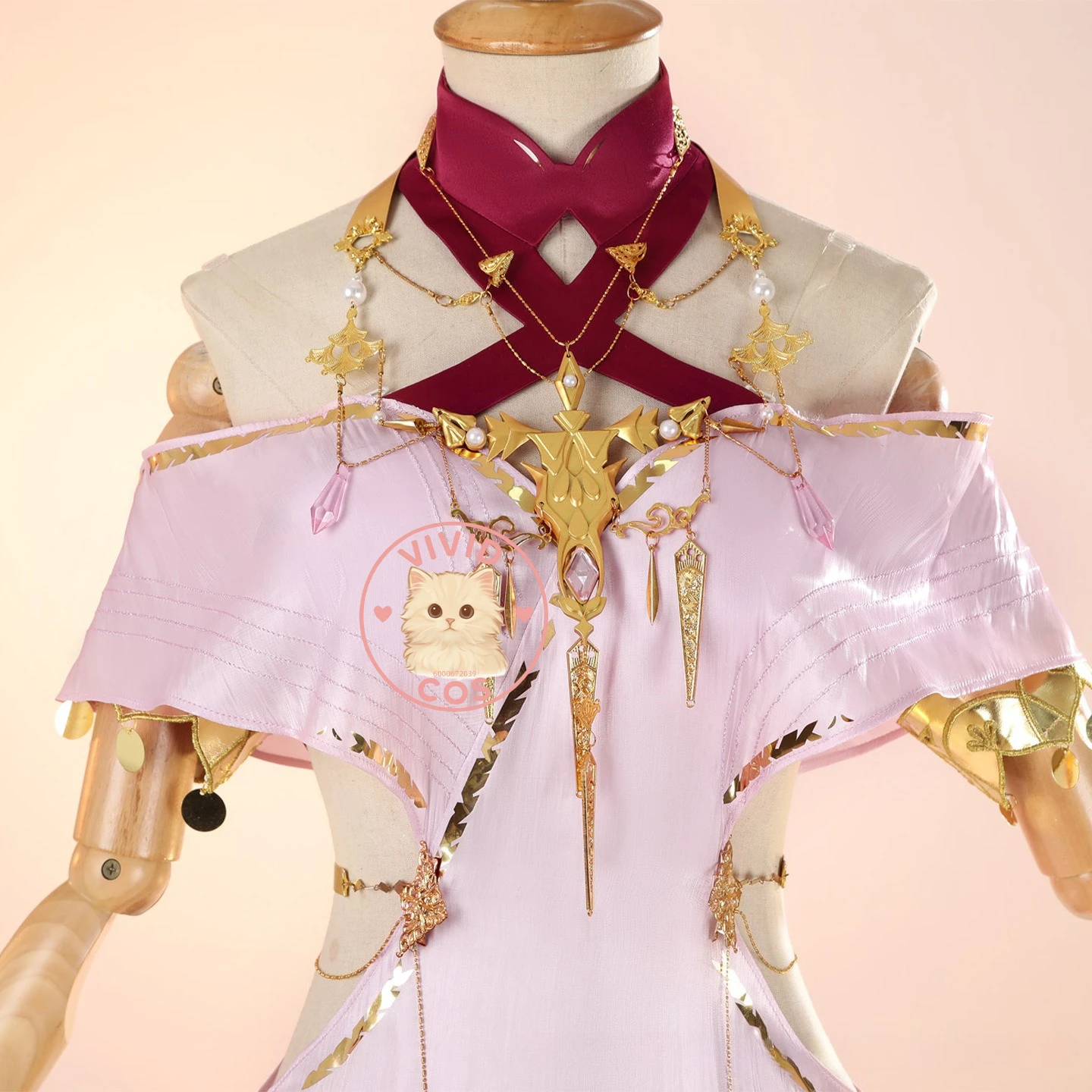 Top Game Path To Nowhere Cosplay Costume Anime Demolia Role Playing Pink Dress Full Set Women Comic Con Halloween Party Suits