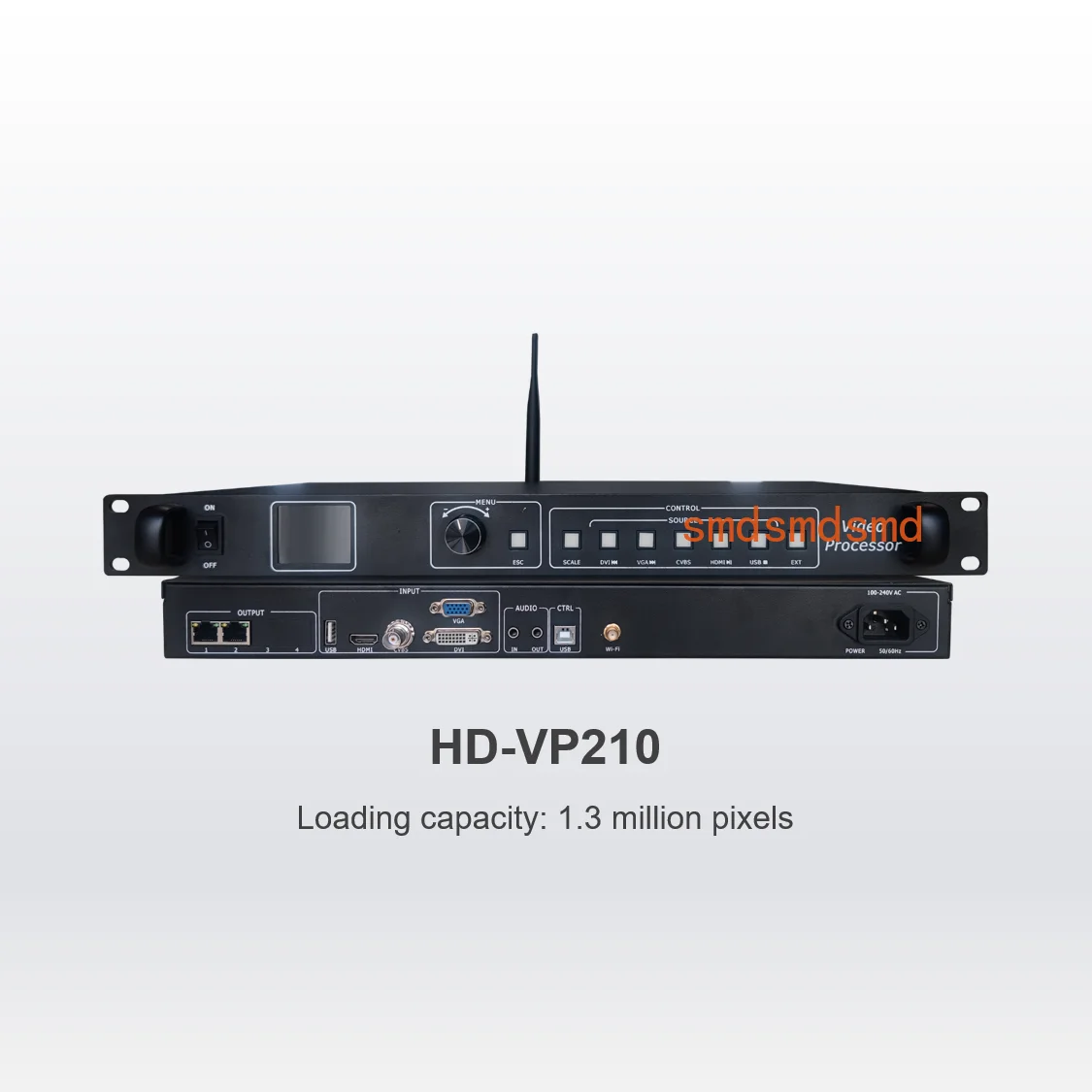 P210 video processor LED full-color display processor with a maximum load of 1.3 million pixels synchronous controller