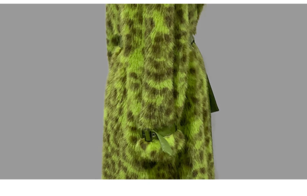 Nerazzurri 2026 New Collection Warm Oversized Leopard Print Faux Fur Coat Women Winter Luxury Brands Designer Clothing Woman
