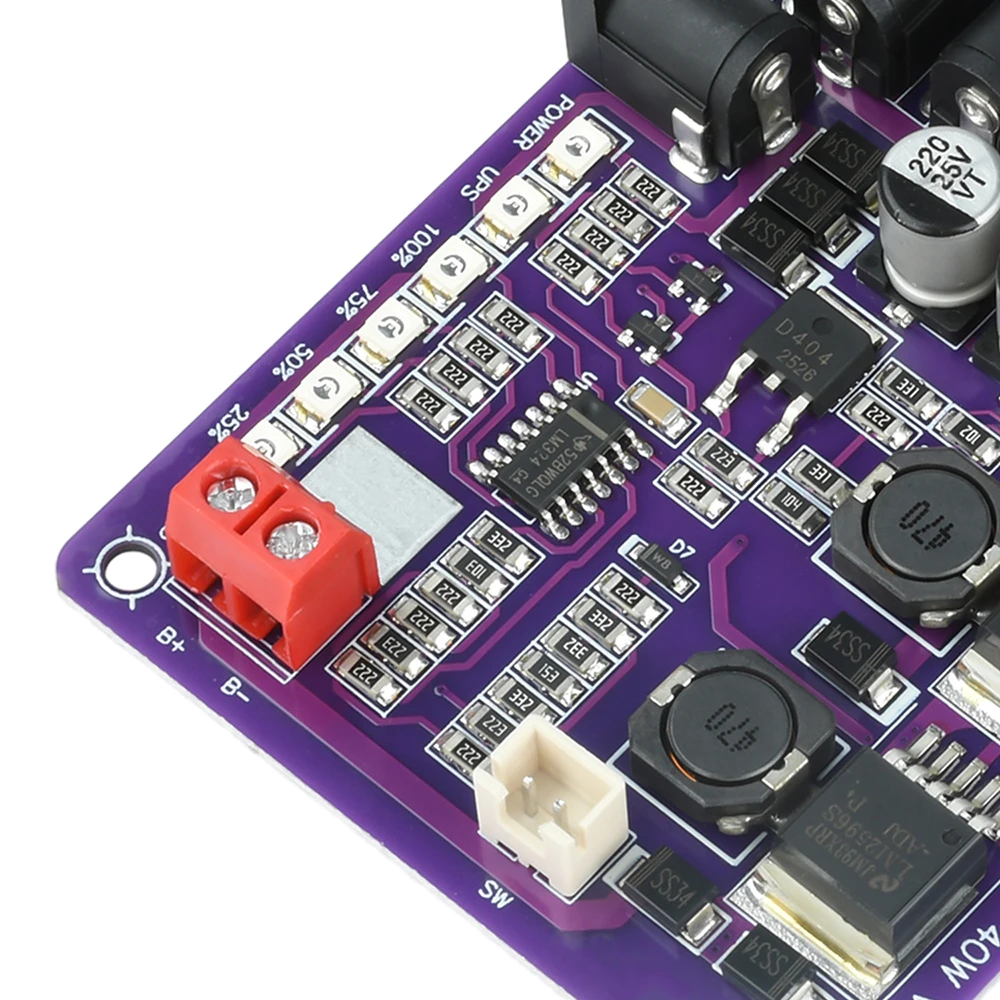 Mini CA-403S 40W Mini Router UPS Board DC 12,6V auf 13,0V Step-Up-Down-Board Buck-Konverter Stromversorgung – Detail 11