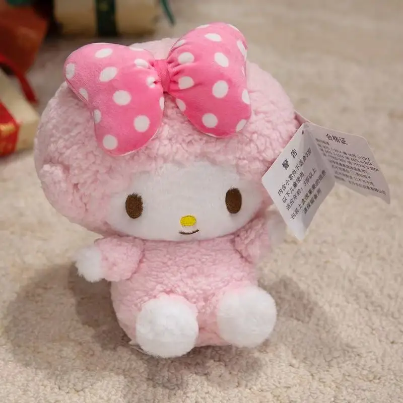 Miniso najnowszy pianino jagnięca zawieszka portmonetka pluszowa zabawka lalka kreskówka anime urocza poduszka prezent urodzinowy dla dzieci zabawna lalka