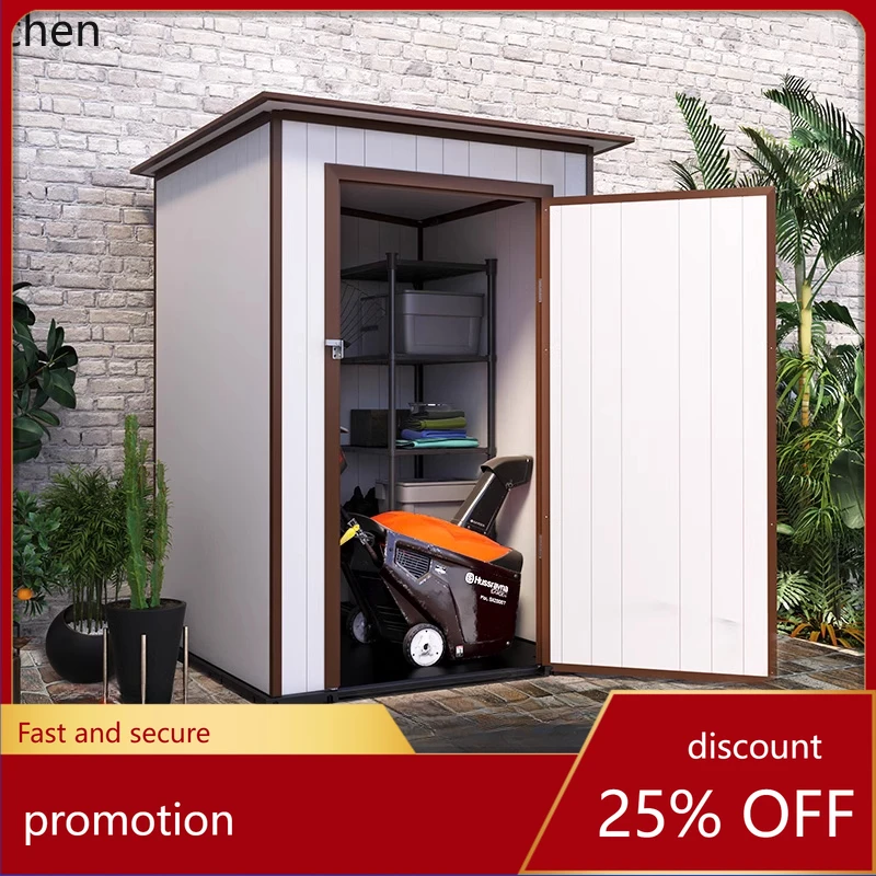 

HT Outdoor Storage Bungalow Courtyard Garden Temporary Utility Room Outdoor Storage Cabinet