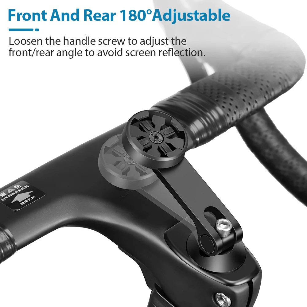 NEWBOLER Bicycle Phone Holder Aluminum Center Handlebar 180° Adjustable Bike Mobile Phone Bracket For MTB/Road Bike Holde view 2