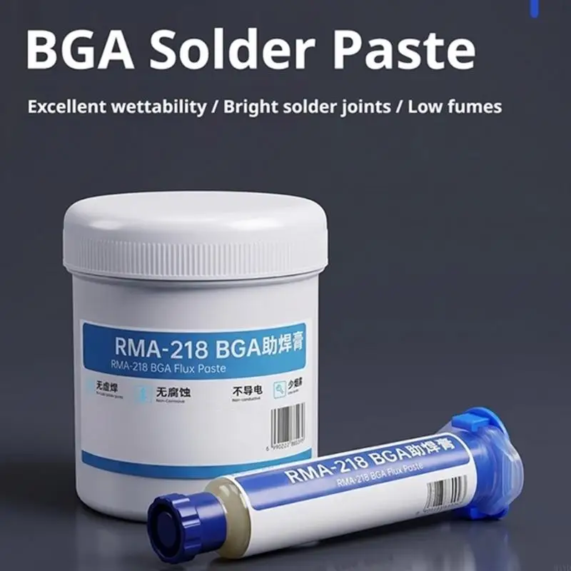 Electronics Rework Soldering Aid Paste, 100 G Supply with Controlled Placement for Ball-Grid Array, Surfaces-Mount M4YD