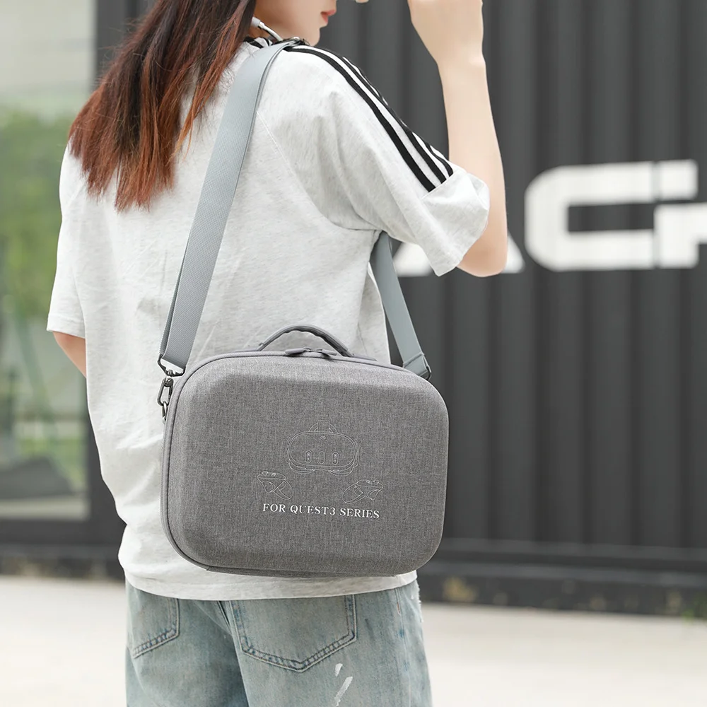 

Сумка на плечо FGCLSY VR, сумка для хранения, жесткая сумка, дорожная коробка для Meta Quest 3S/Quest 3, аксессуары VR