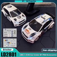 LDRC LD2801 LD2802 LD2803 LD2804 1/28 RC Car Sticker DIY POLO Full Proportion Remote Control Car Accessories Toy Kids Gift