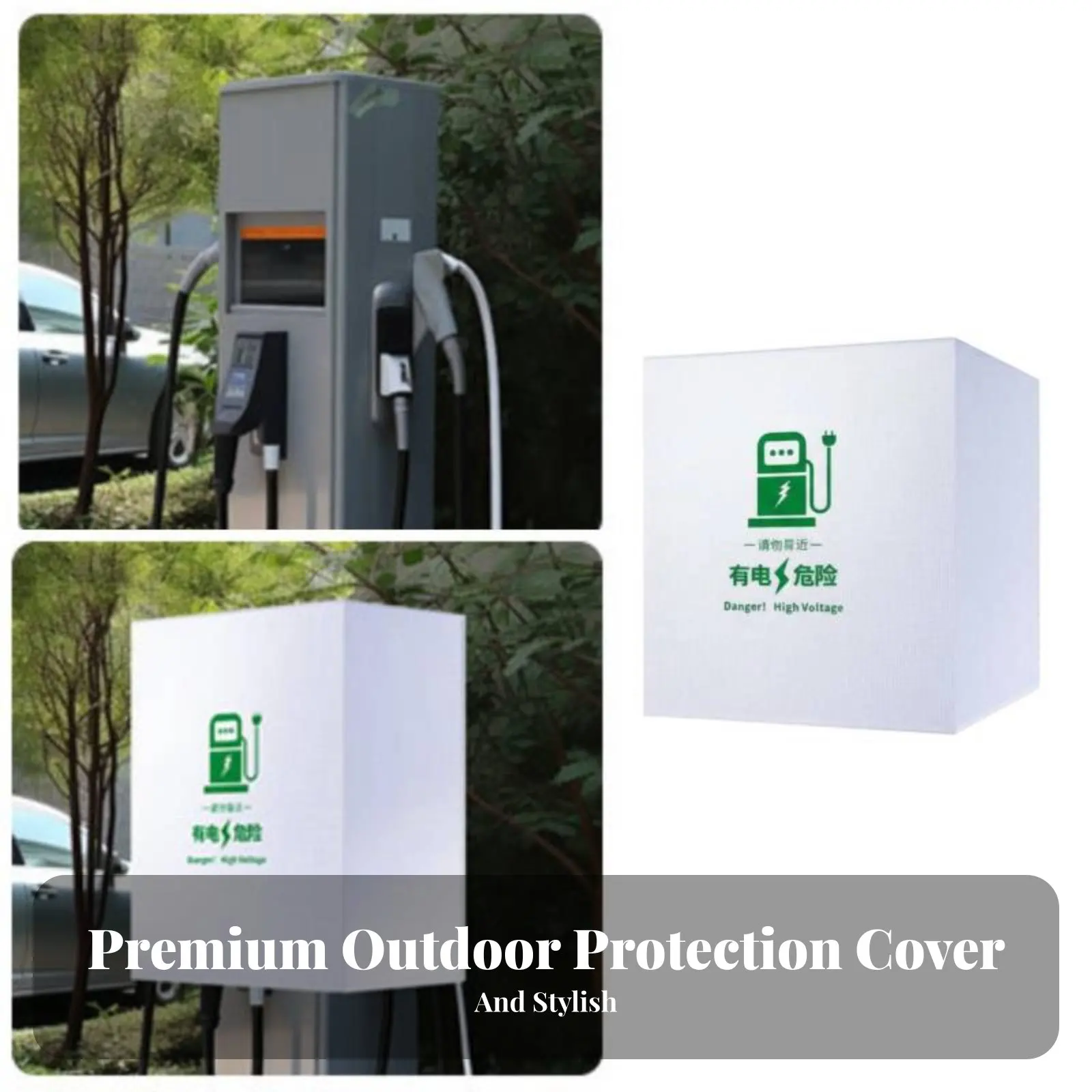 

Electric Vehicle Charging Station Rain Cover Dustproof Waterproof Charging Pile Cover Weatherproof Charger Cover