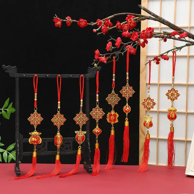 Chinese New Year Home Decorations 2027 Lucky Bonsai Party Hanging Pendants Chinese Style Festive Ornaments