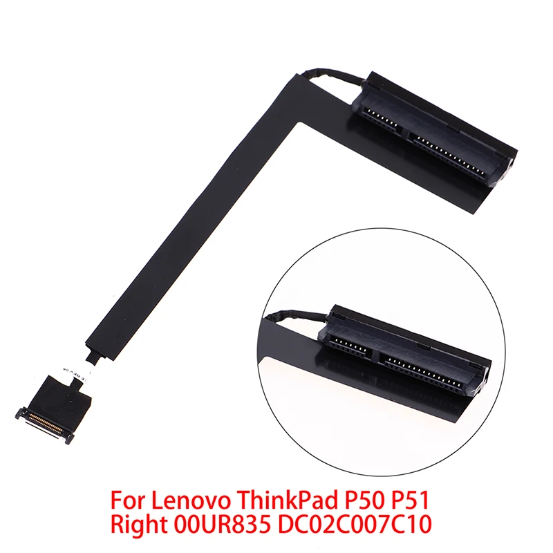 

1Pcs HDD Cable For Lenovo ThinkPad P50 P51 Laptop SATA Hard Drive Adapter Wire Right:00UR835 DC02C007C10 HDD Cable