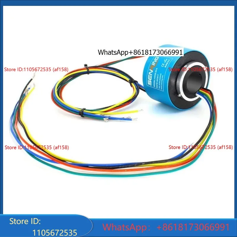 Conductive Slip Ring High Speed Slip Ring Metal Shell Aperture 20mm 6/12 Channel 10A