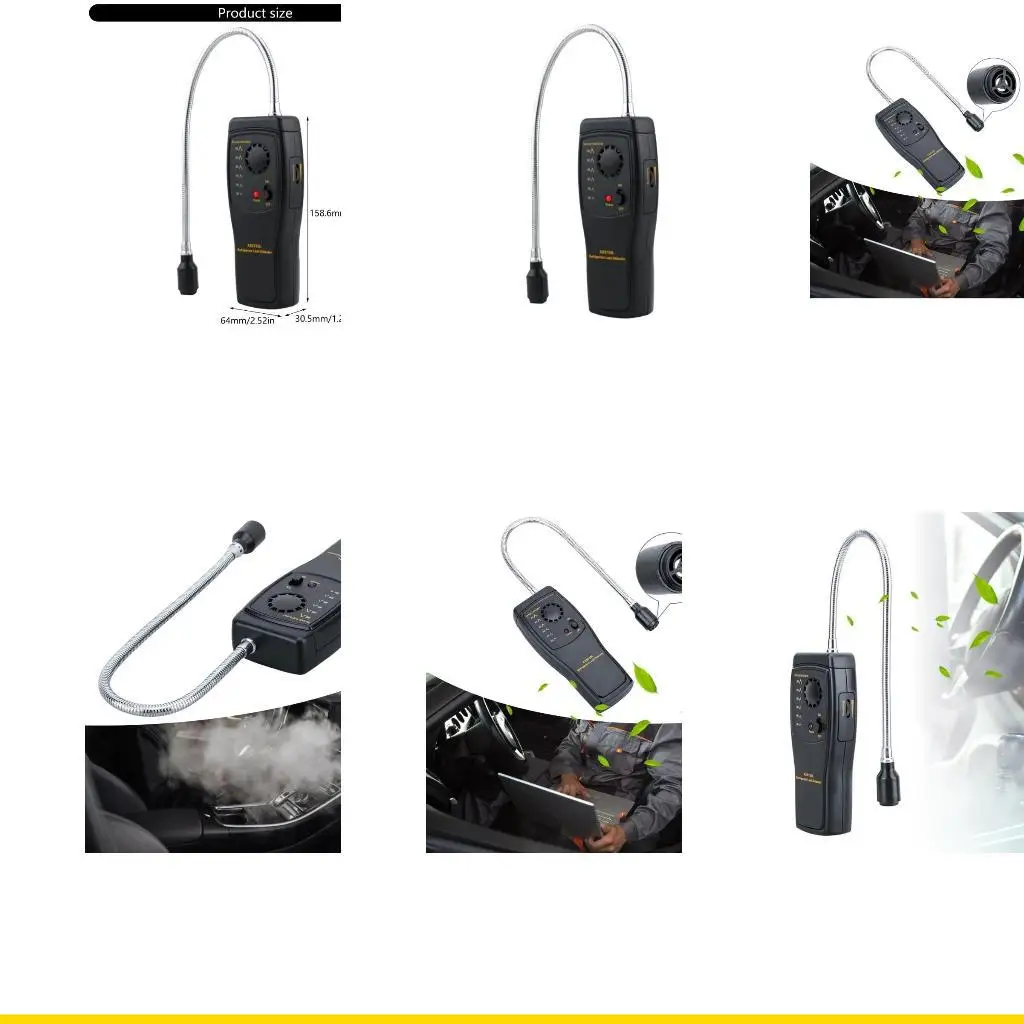 

SZCH Efficient Car Halogen Gas Leak Detection Instrument For Air Conditioning With Quick Response Alarm CFCs HCFCs HFCs R134A