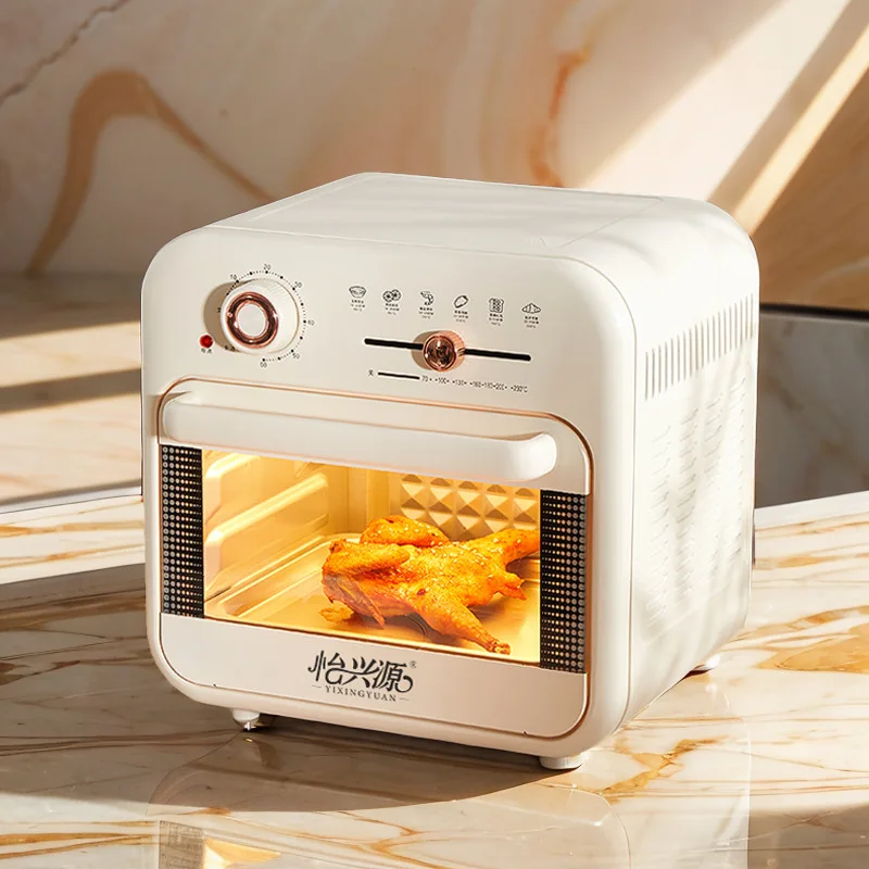 فرن كهربائي للاستخدام المنزلي، آلة الخبز والقلي الكل في واحد متعددة الوظائف، فرن مقلاة هوائية أوتوماتيكي بالكامل بسعة كبيرة، #2