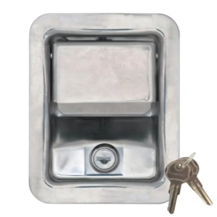 

Замок-защелка поворотный одноточечный из нержавеющей стали L3885RLS, 1/2 дюйма, для инструментальных ящиков и хозяйственной мебели