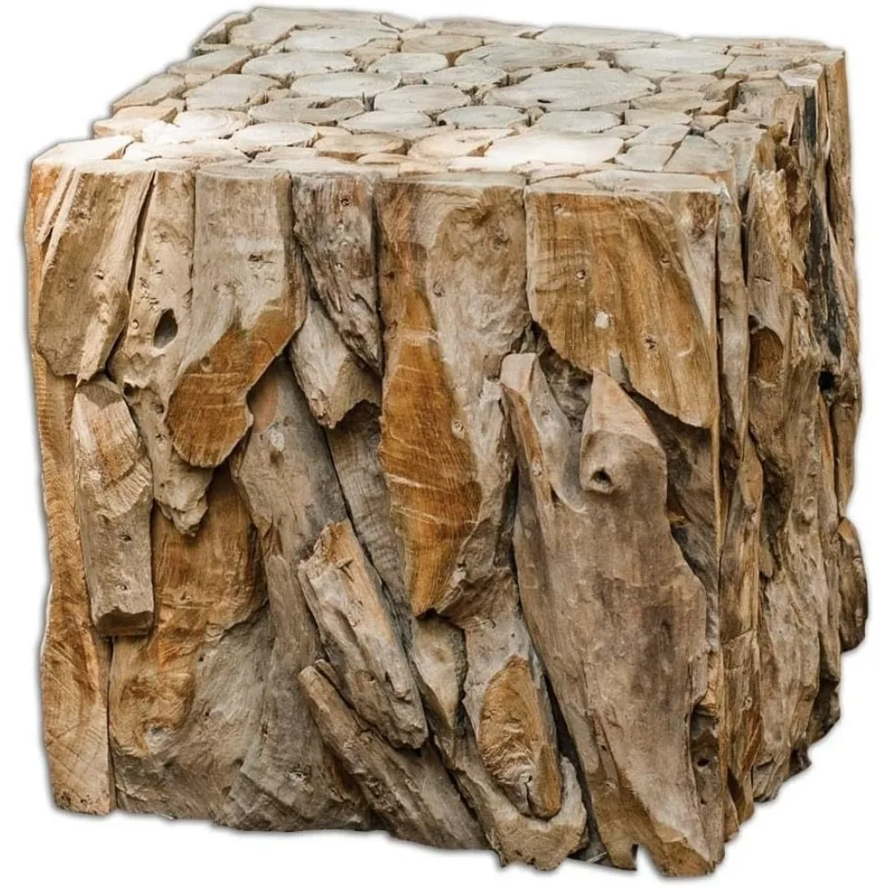 

Teak Root - 18.5 inch Bunching Cube Table