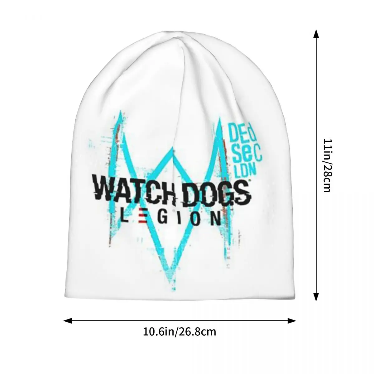 Skull In Code Watch Dog Legion Game Men Women Adult Beanies Caps Knitting Bonnet Hat Warm Hip Hop Autumn Winter Skullies Hats