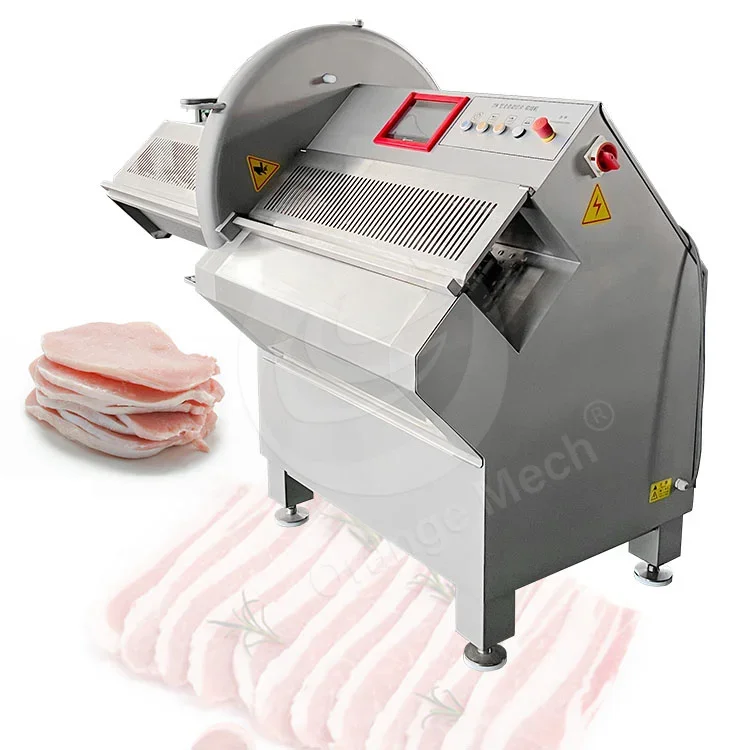 Orme lange Lebensdauer gefroren frisch gekochtes Fleisch Fisch Käse Scheibe Schnitt maschine Rindfleisch Kutteln Schweine kotelett Speck Slicer Maschine