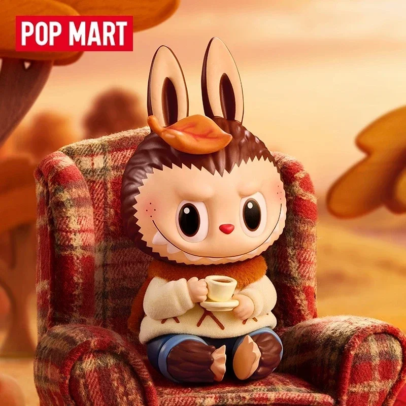 

POP MART Labubu The Monsters ZIMOMO, теплый свитер, серия, модная слепая случайная коробка, игрушки, загадочная коробка, сумка для догадок, экшн-фигурка, подарок