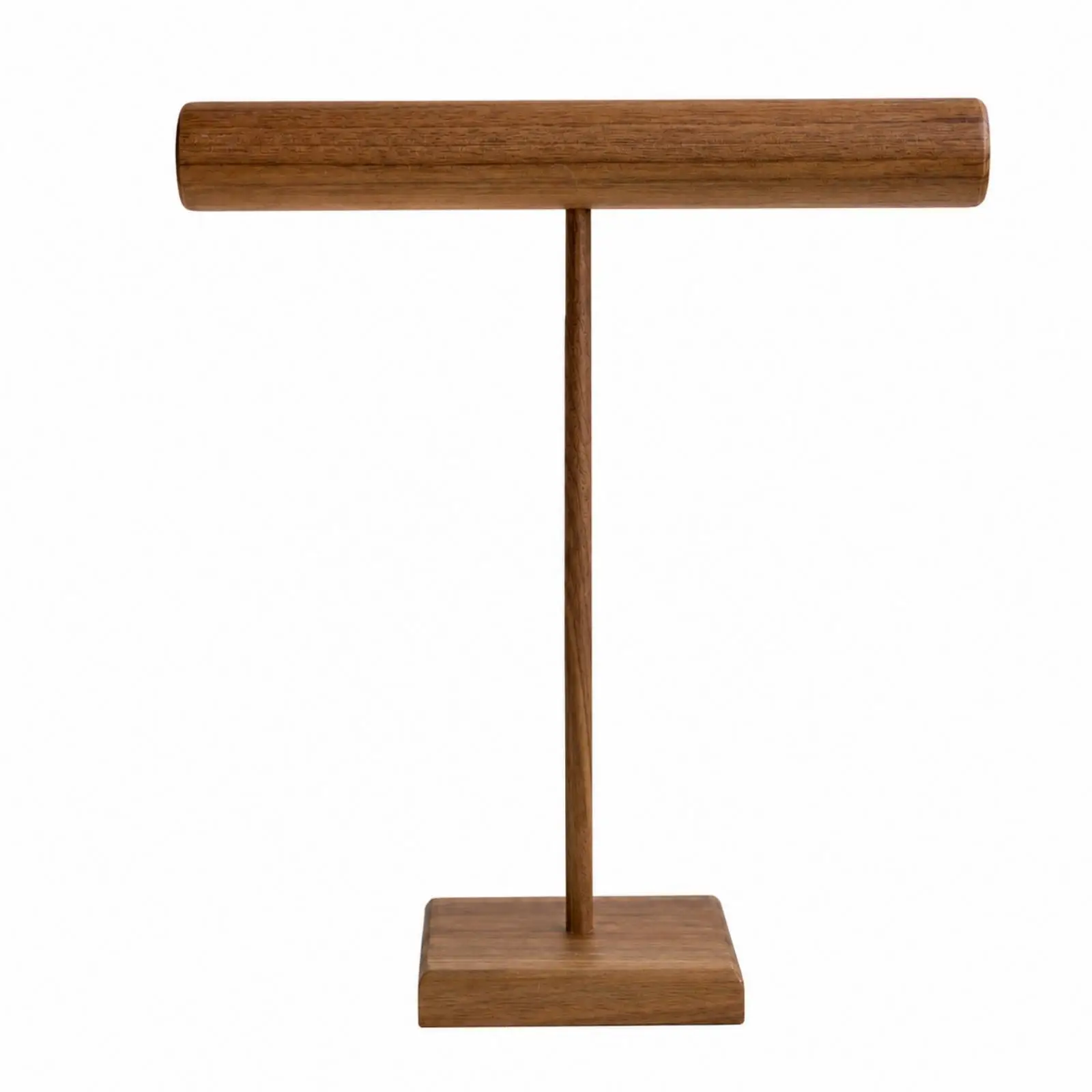 Watch Display Stand Long-Lasting Walnut Jewelry Display T Bar Stand Wooden Bracelet Organizer Stable for Dresser, Market Stall