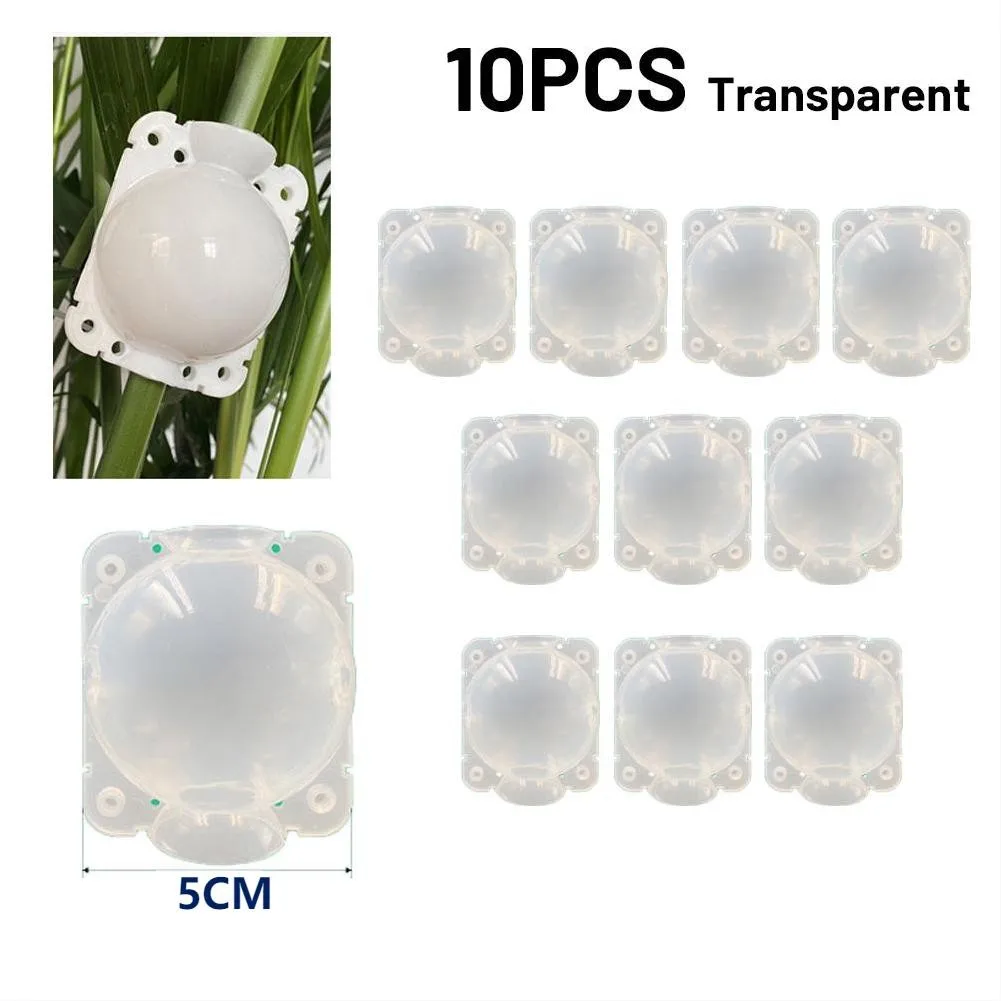 10 stücke Anlage Verwurzelung Ausrüstung Hochdruck Ausbreitung Ball Garten Graft Box Kunststoff Transparent Pfropfen Box Outdoor Pflanzen