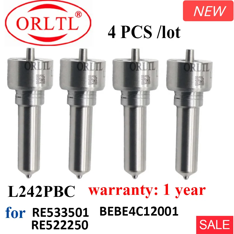 

for RE533501 BEBE4C12001 RE522250 New Injector Nozzle L242PBC L 242 PBC L242pbc High Quality Fuel Injectors Nozzle