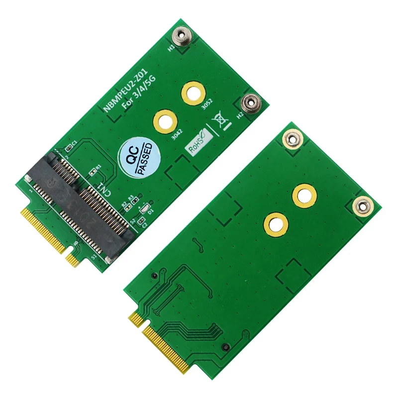 Riser Board Converter M.2 Key B to Mini PCI-E Adapter Support 3042/3052 Full Size Mini PCIE Card for Desktop for 3G/4G/5G Module