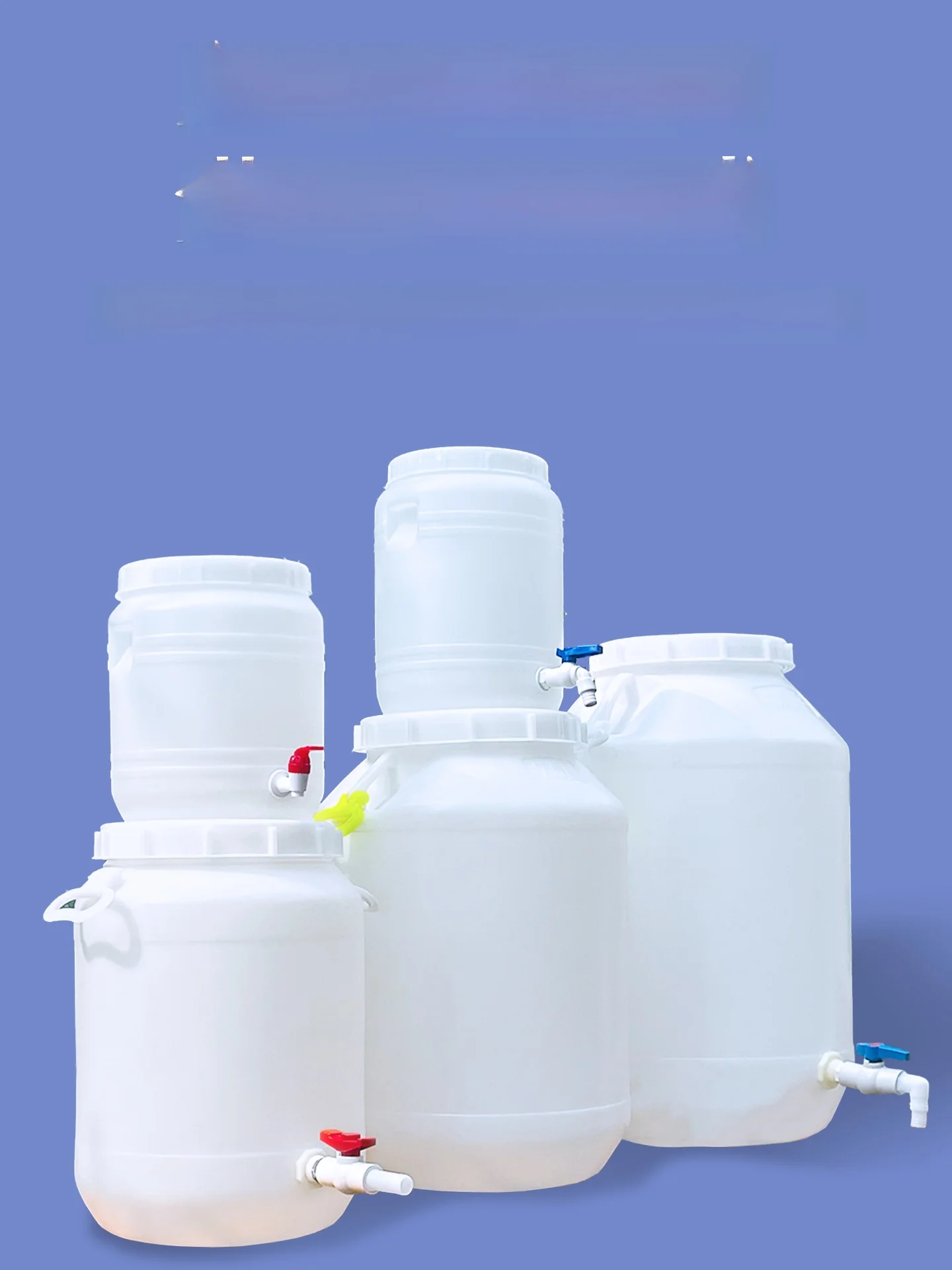 Thickened Plastic round Barrel 10L25L50kg100Jin Food Grade Compost Fermentation Barrel Household Water Storage Barrel