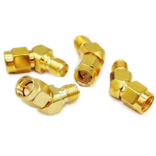 1pc WIFI image transmission FPV adapter SMA male plug SMA female elbow jack 135 degree 45 degree bevel
