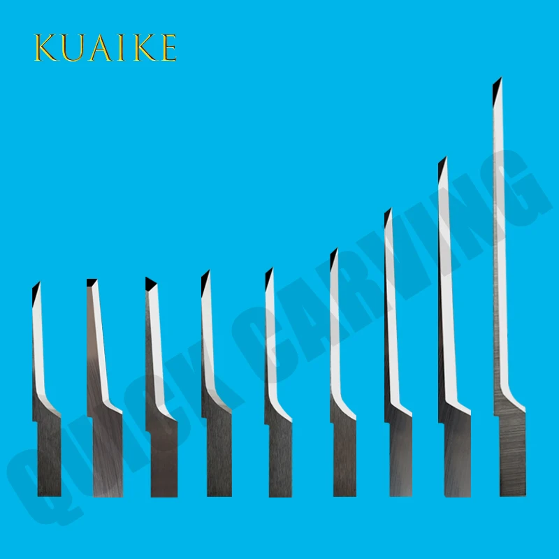 10 قطعة سكين القطع إطالة IECHO JWEI RUIZHOU EMMA ATOM كربيد تتأرجح شفرة الجلود النسيج النسيج رغوة شفرة القطع