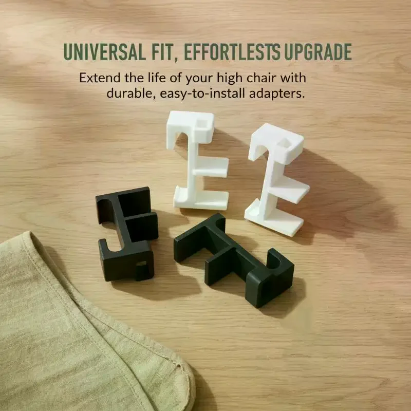 Secure ABS Baby Chair Fasteners (1 Pair) - Universal Connecting Clips for High Chair & Stroller Repair