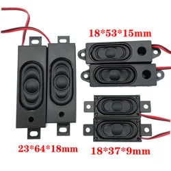 1Pair LCD Monitor/TV Speaker Connector Horn 2W 8R 1853 1635 2364 Loud speaker 18*37*9mm/18*53*9mm/23*64*18mm thickness 18MM