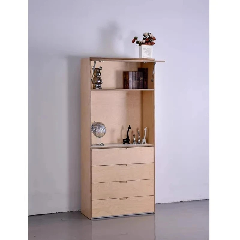 Multi-layer chest Ocean board Modern simple locker Shelf Nordic living room corner cabinet