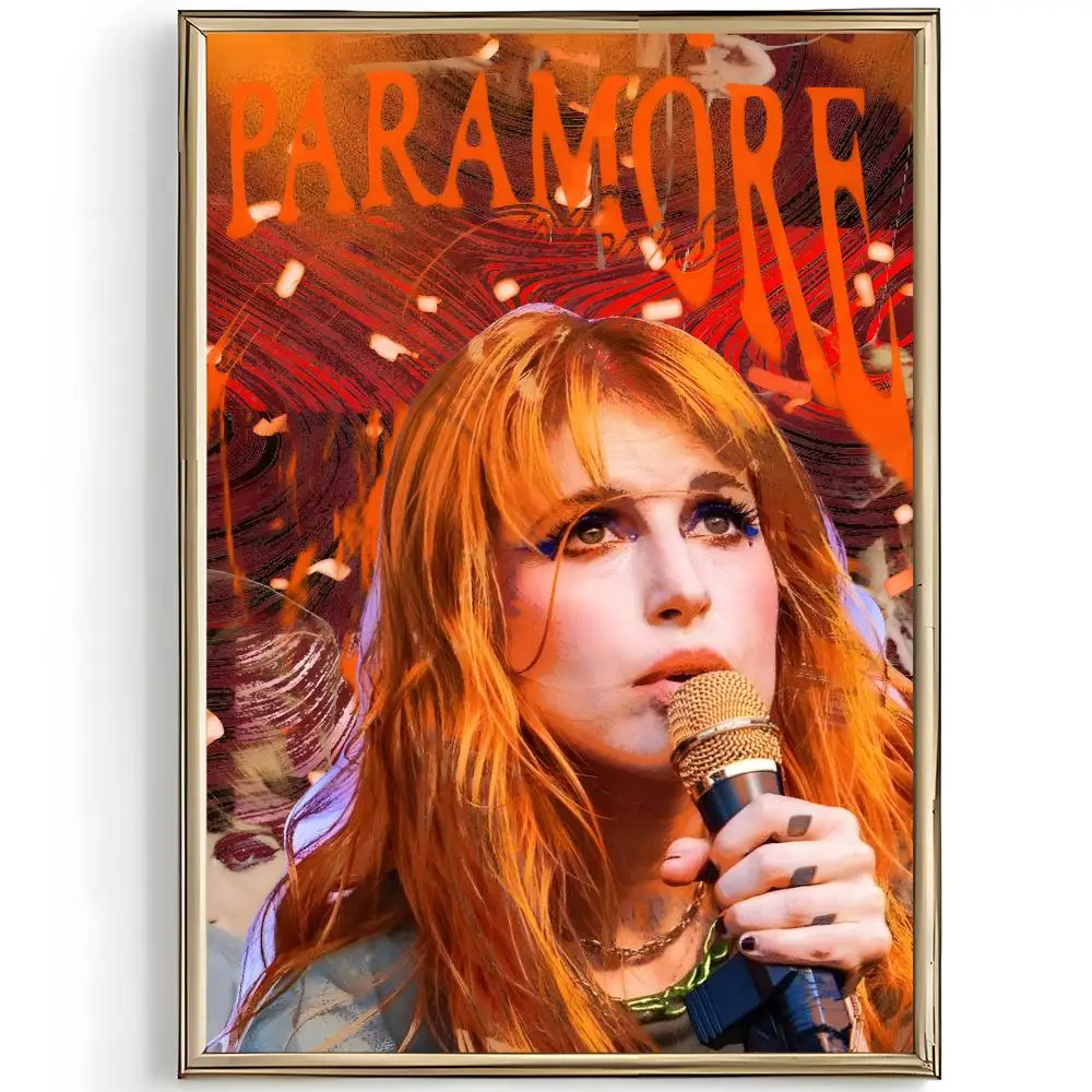 Band Rock P-Paramore Poster Unique Home Decoration Ideas & Stylish Interior Art