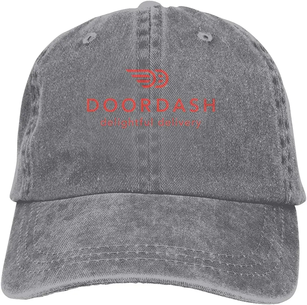 DoorDash Delightful Delivery Unisex Adjustable Hat Travel Sunscreen Caps