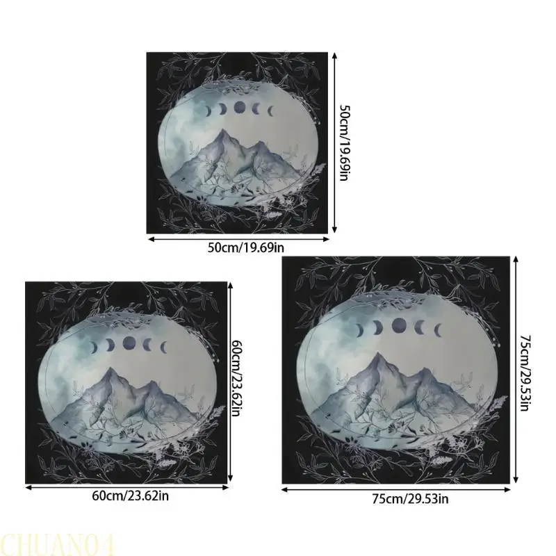 

A1A2 Tarot Tablecloth Divinations Tapestry Moon Mountain Astrology Tablecloth