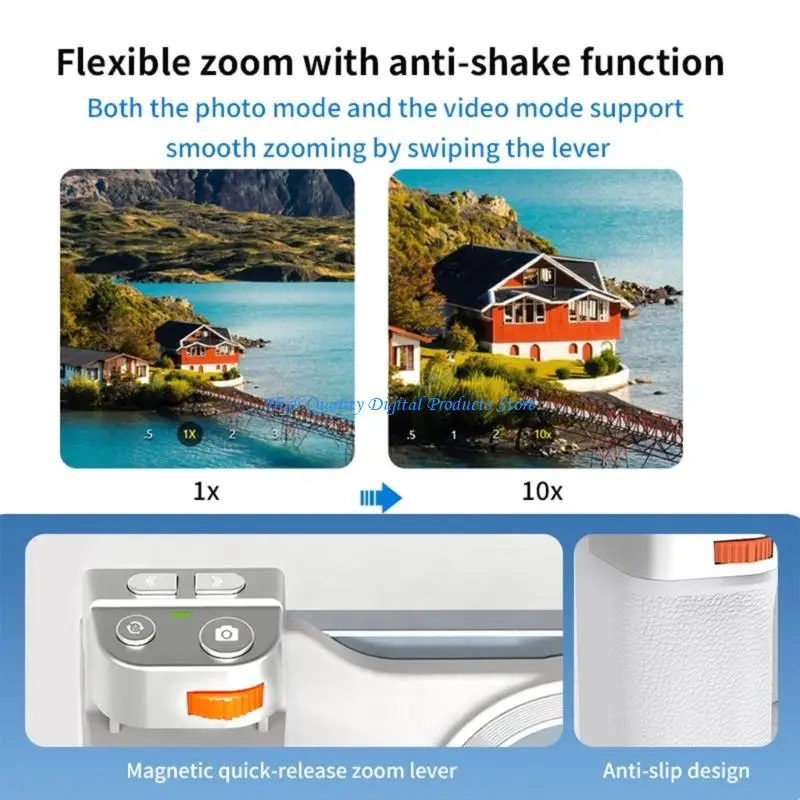 

U2JE Ergonomic Phone Camera Handle Phone Camera Grip for Outdoor Travel