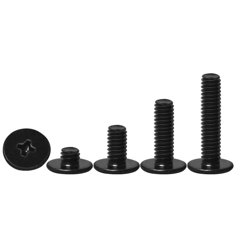 20/ 50pcs M2 M2.5 M3 M4 CM Small Flat Head Laptop Screws Mobile Notebook Cruciform Slot Cross Recessed Screw