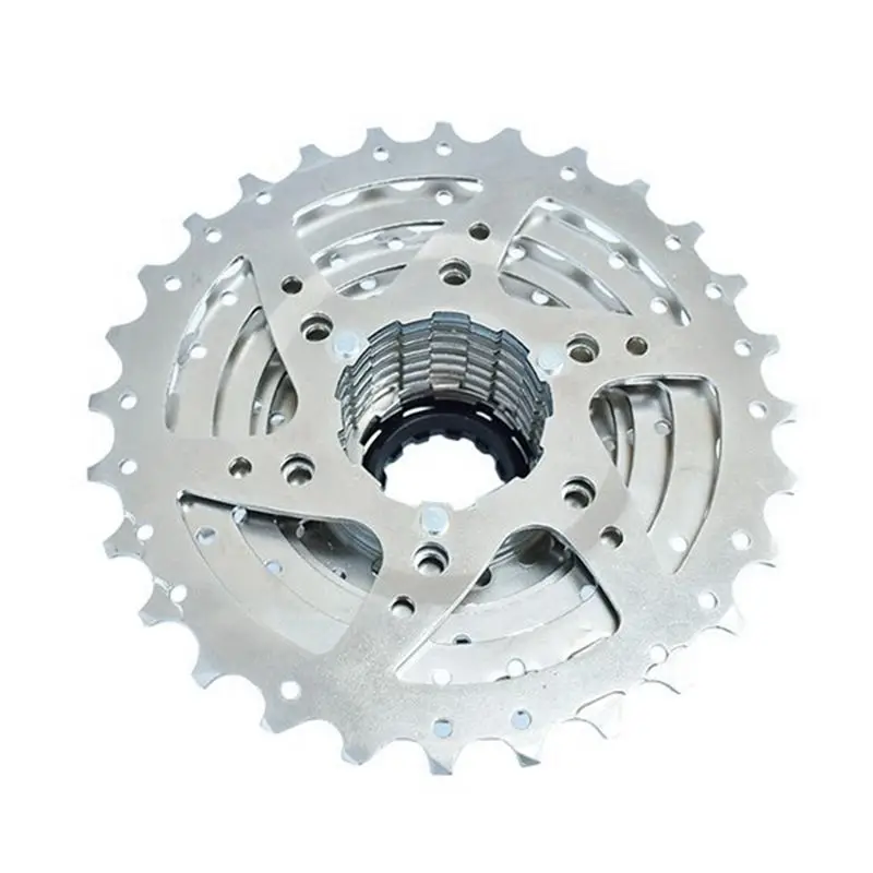 

Oct.383 10 Speed Bike Cassette Split Ultralight Cassette Bike Cassette Holder Sprocket 10 Speed 28T Silver